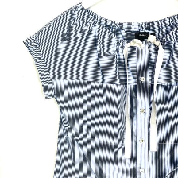 Theory Velvela Striped Top - Picture 4 of 10